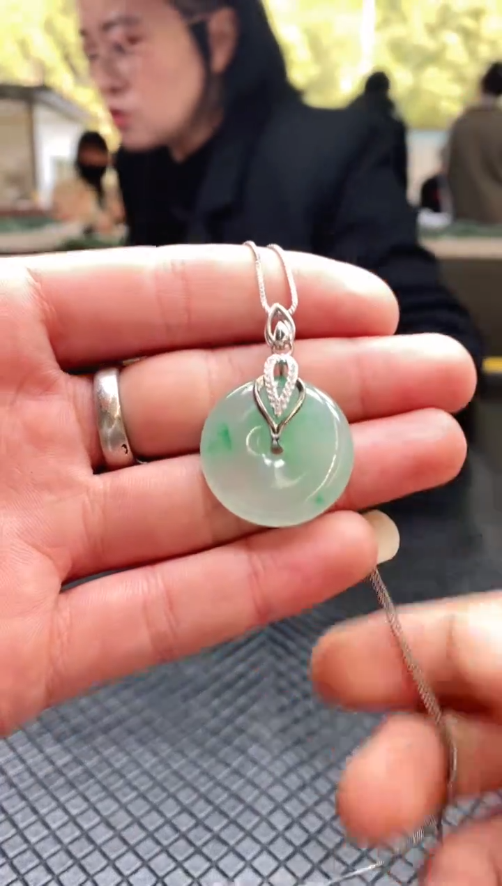 【闪购商品】石英质玉吊坠未镶嵌2-冰飘花天然非洲翠·-吊坠·