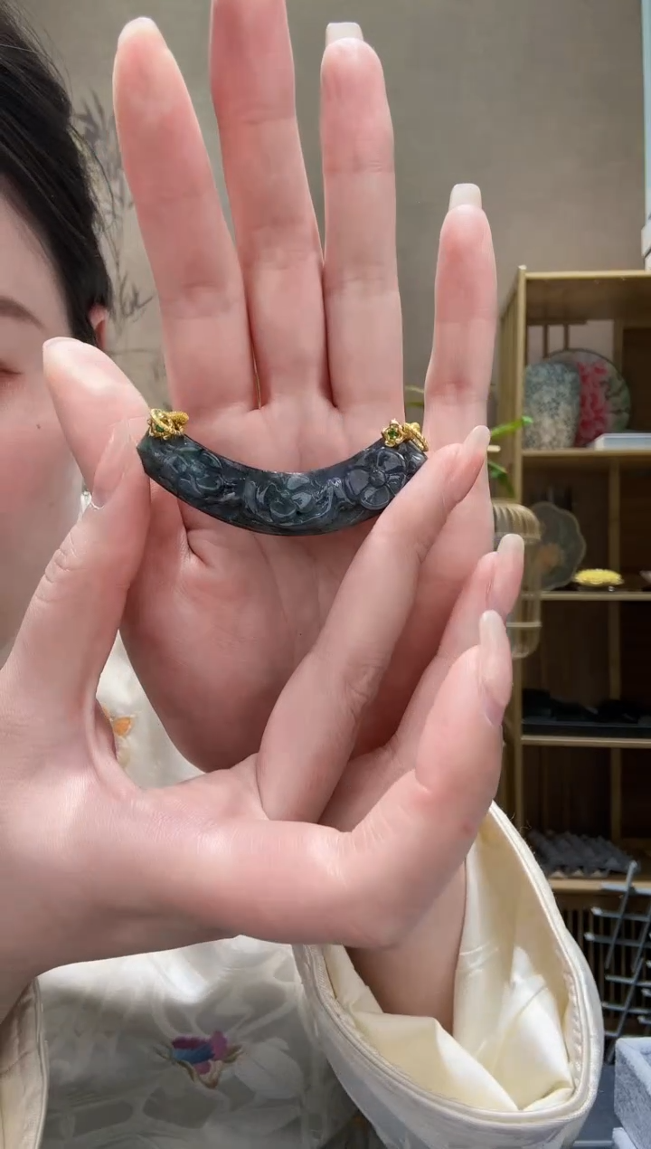 【闪购商品】翡翠耳饰未镶嵌吊坠