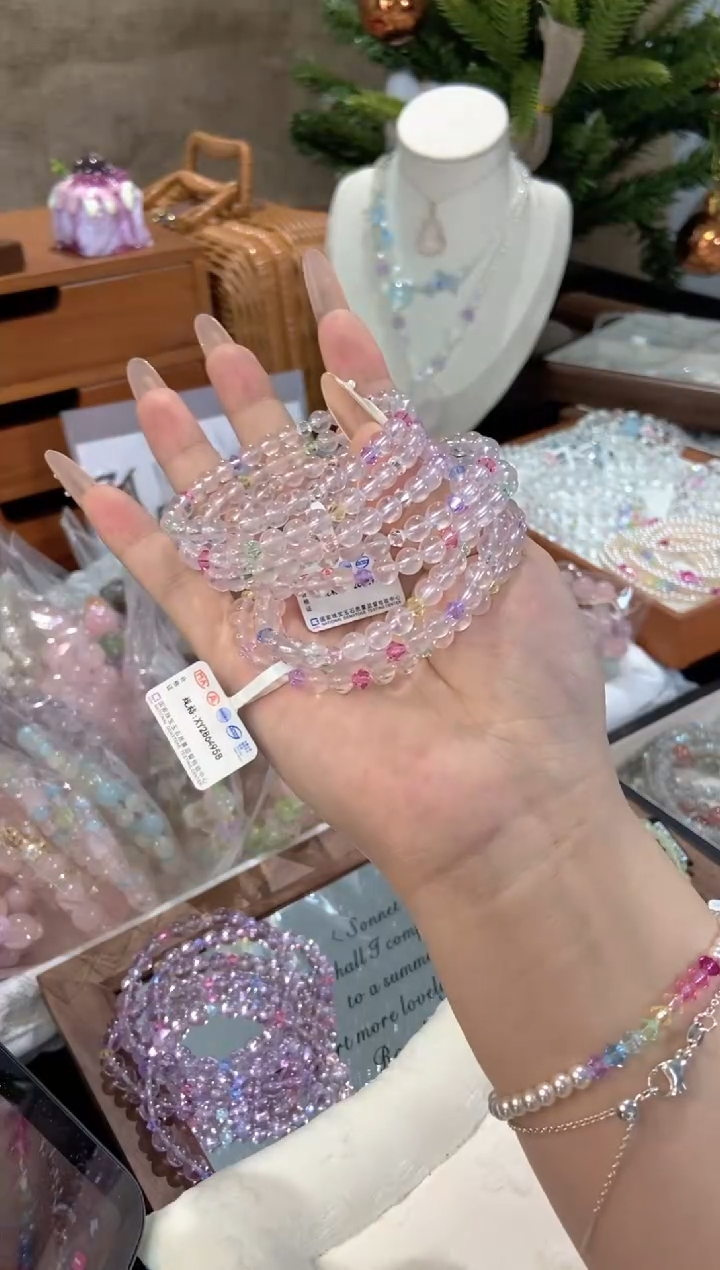 未镶嵌手串水晶孤品捡漏均匀瑕疵介意勿拍
