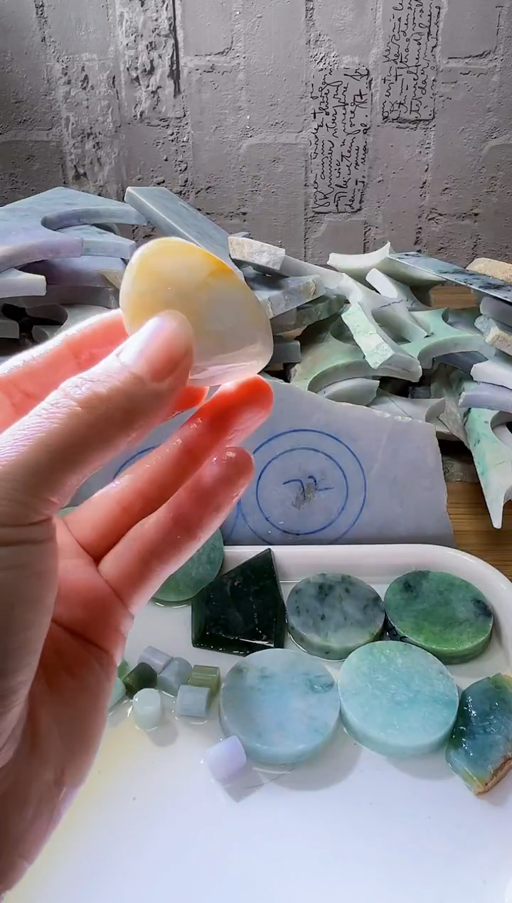 裸石翡翠天然翡翠A货古 南 532