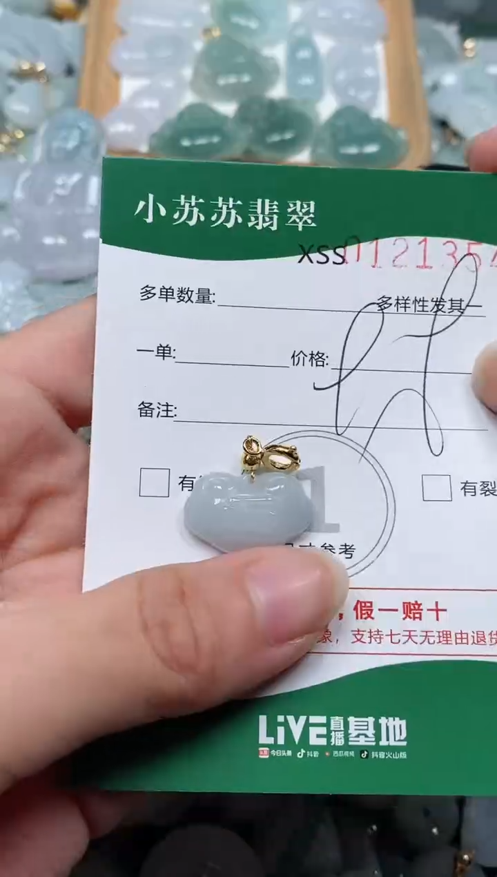 【闪购商品】翡翠颈饰未镶嵌闪购商品0121354