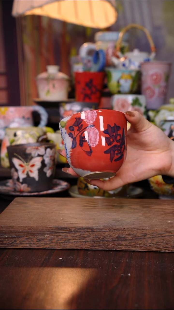 摆件陶泥垚手作 景德镇手工手绘陶瓷器物
