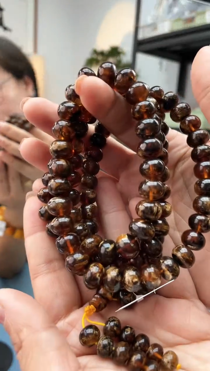 【闪购商品】琥珀珠宝奇石未镶嵌010黑