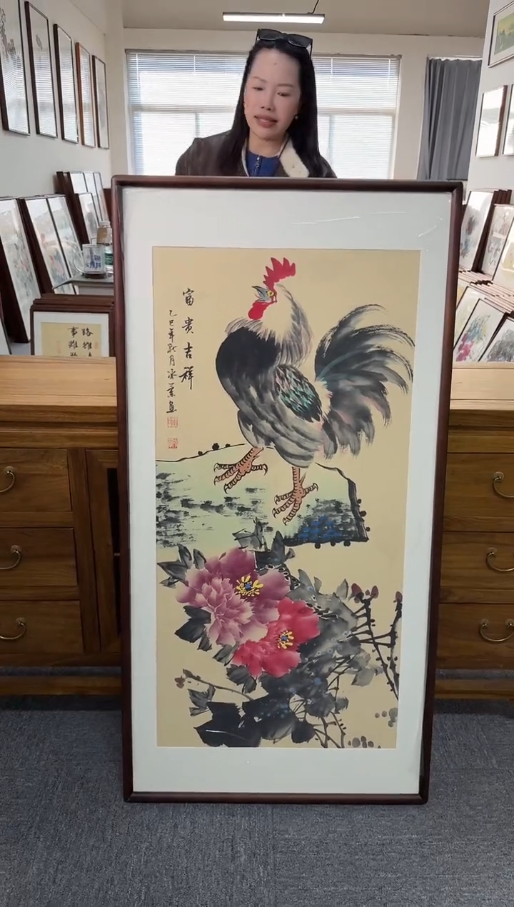 书法冰兰07-63*123尺寸手绘同款