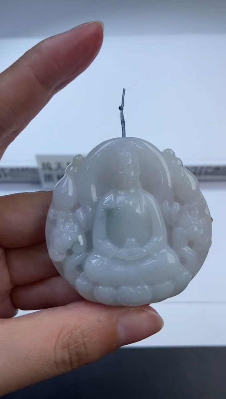 未镶嵌挂件翡翠372779  多人