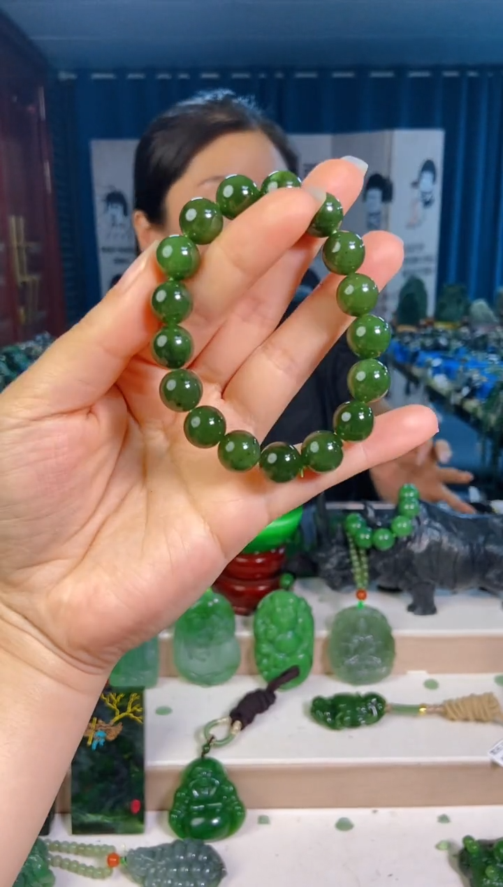 和田玉未镶嵌挂件1