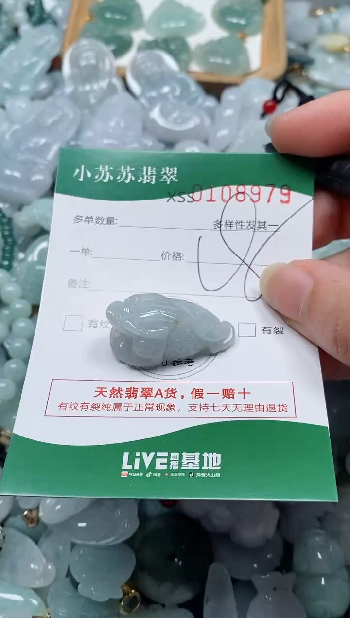 【闪购商品】翡翠未镶嵌颈饰闪购商品0108979