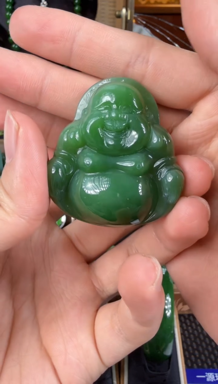 【闪购商品】和田玉（碧玉）吊坠(赠链)未镶嵌 