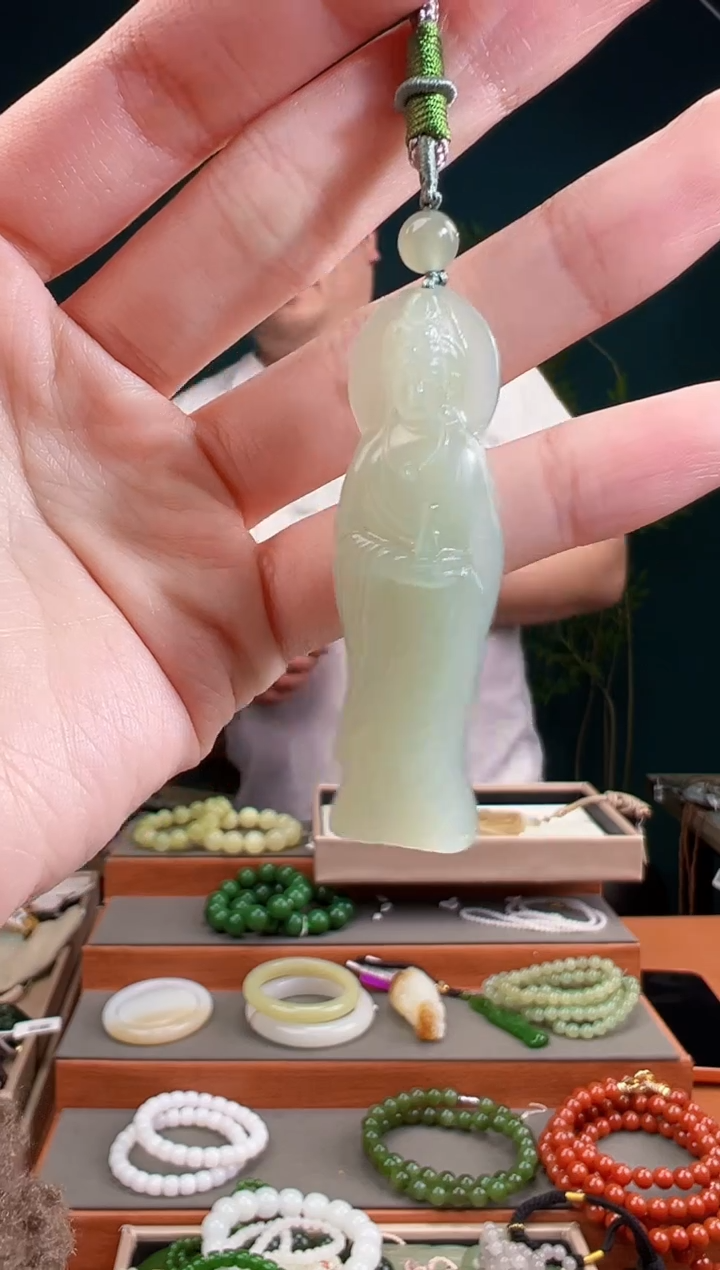 颈饰未镶嵌和田玉多样性发货 拍一单发一个