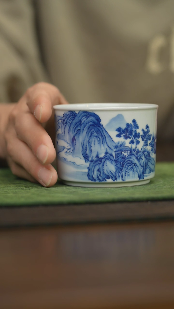 【闪购商品】杯柴窑青花破价福利