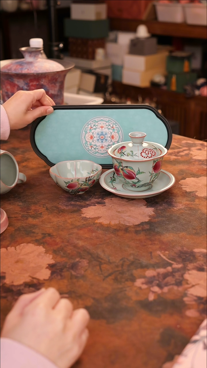 【闪购商品】陶瓷茶具（无礼盒无茶盘）@@A11610