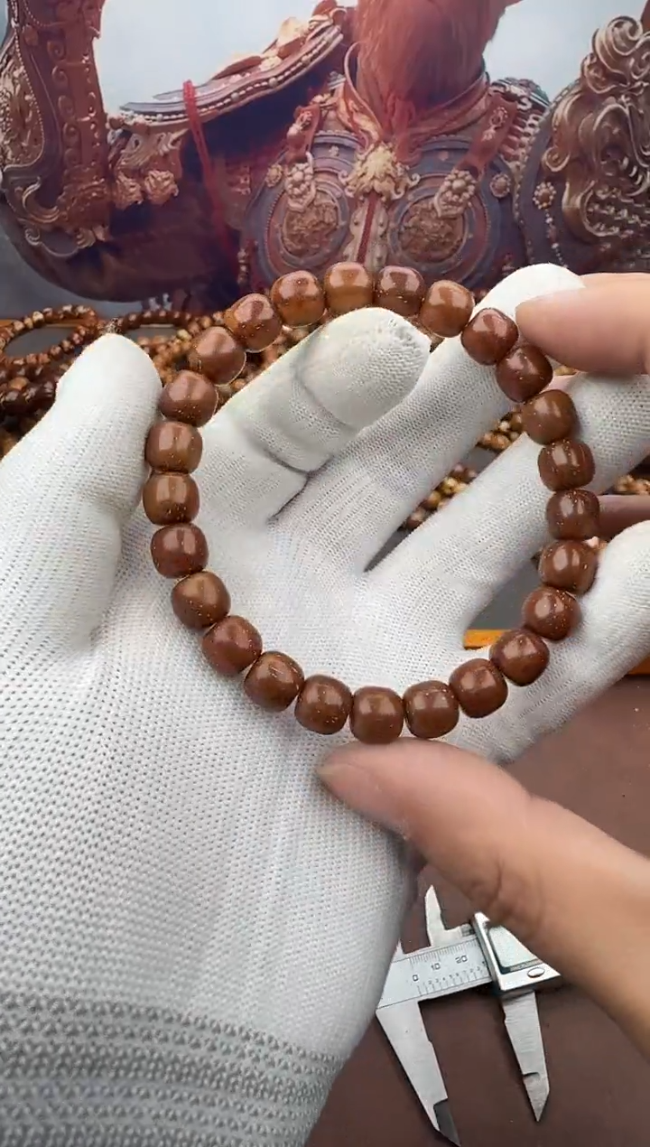 手串紫金鼠35号实心