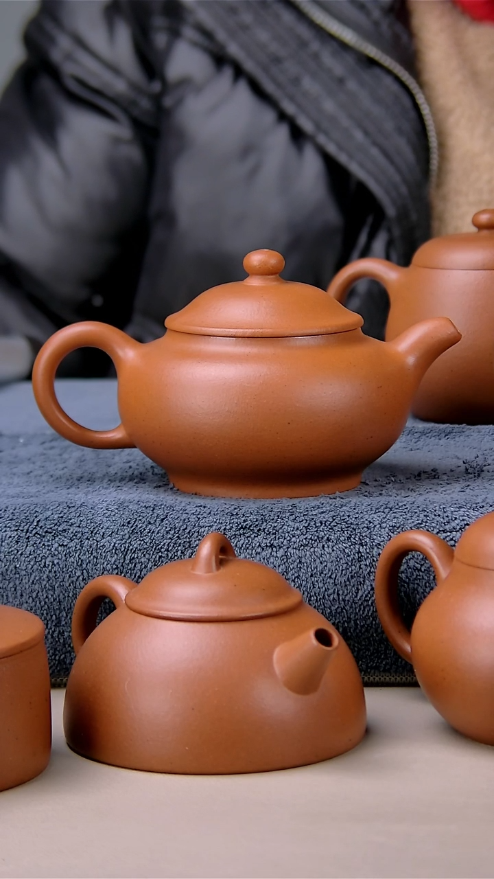 【闪购商品】清水泥茶壶180/190小潘壶老红泥