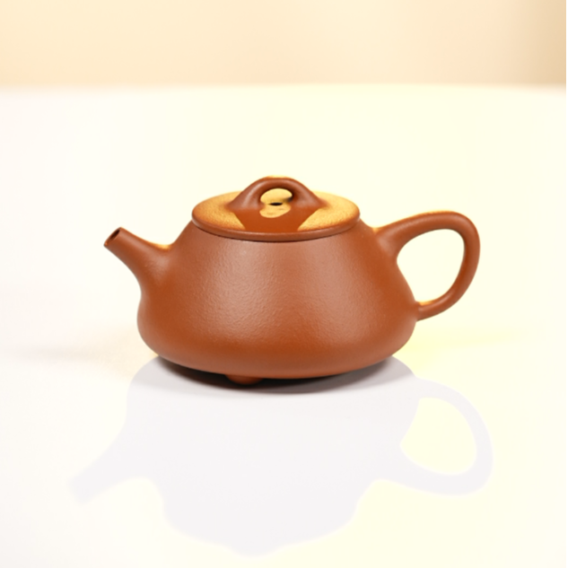 平盖石瓢 朱泥 ZM                                            