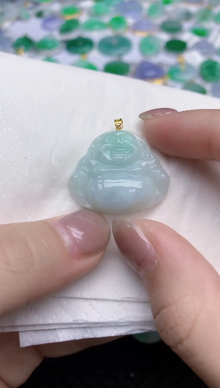 【闪购商品】翡翠颈饰未镶嵌天然翡翠A货