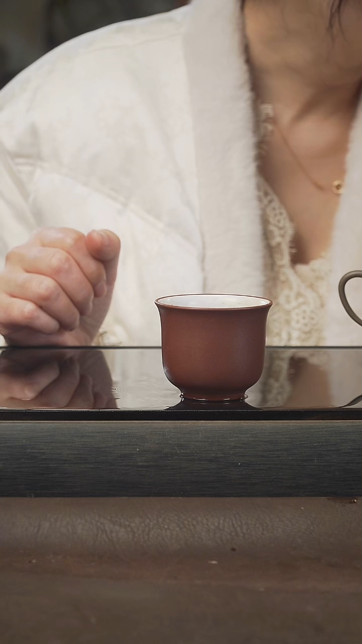 茶壶紫砂5 紫泥白釉杯80cc
