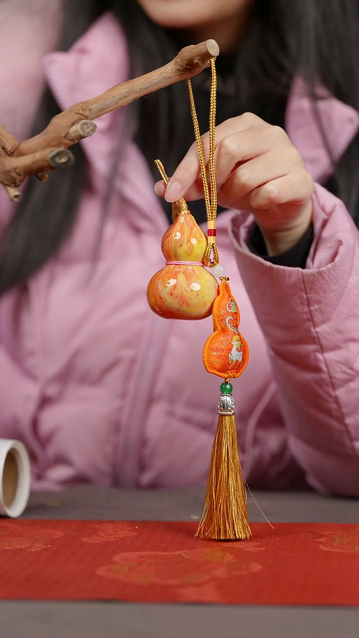 【闪购商品】7号葫芦摆件车挂手持