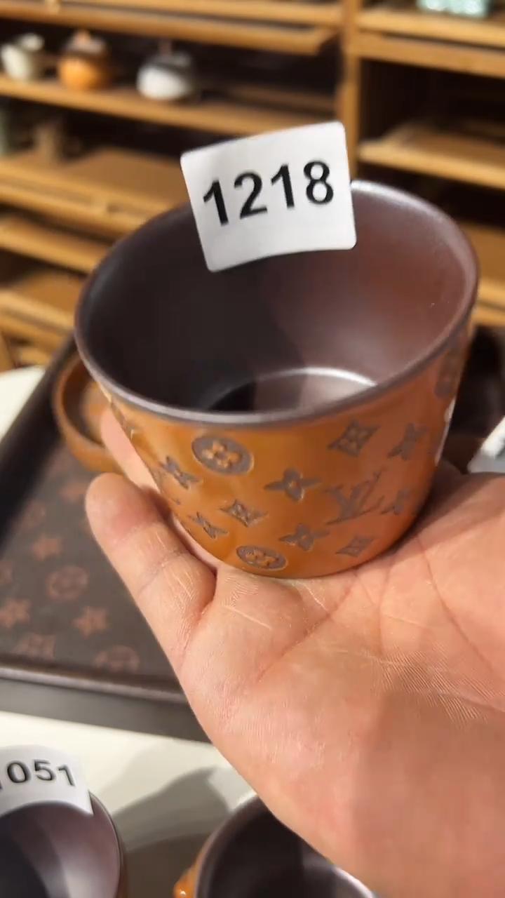 龙泉窑老花ams特大号冰桶微瑕1218