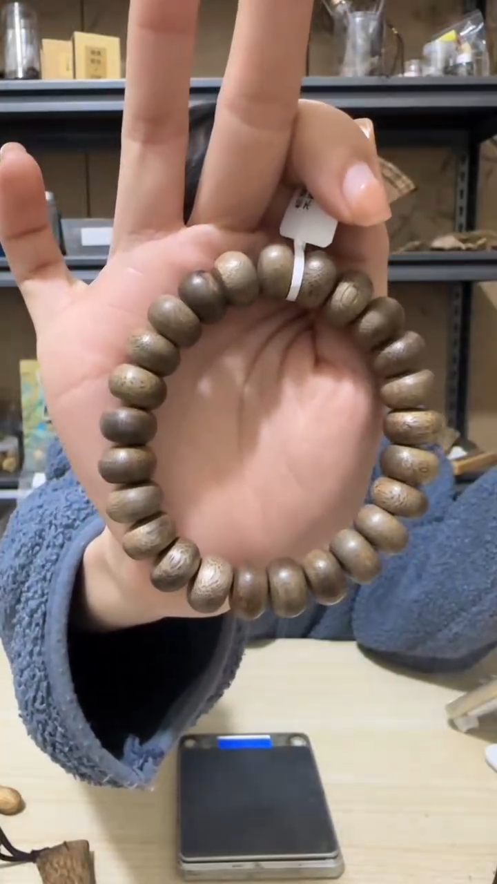 【闪购商品】沉香手串28号加里曼丹算盘珠手串卡12