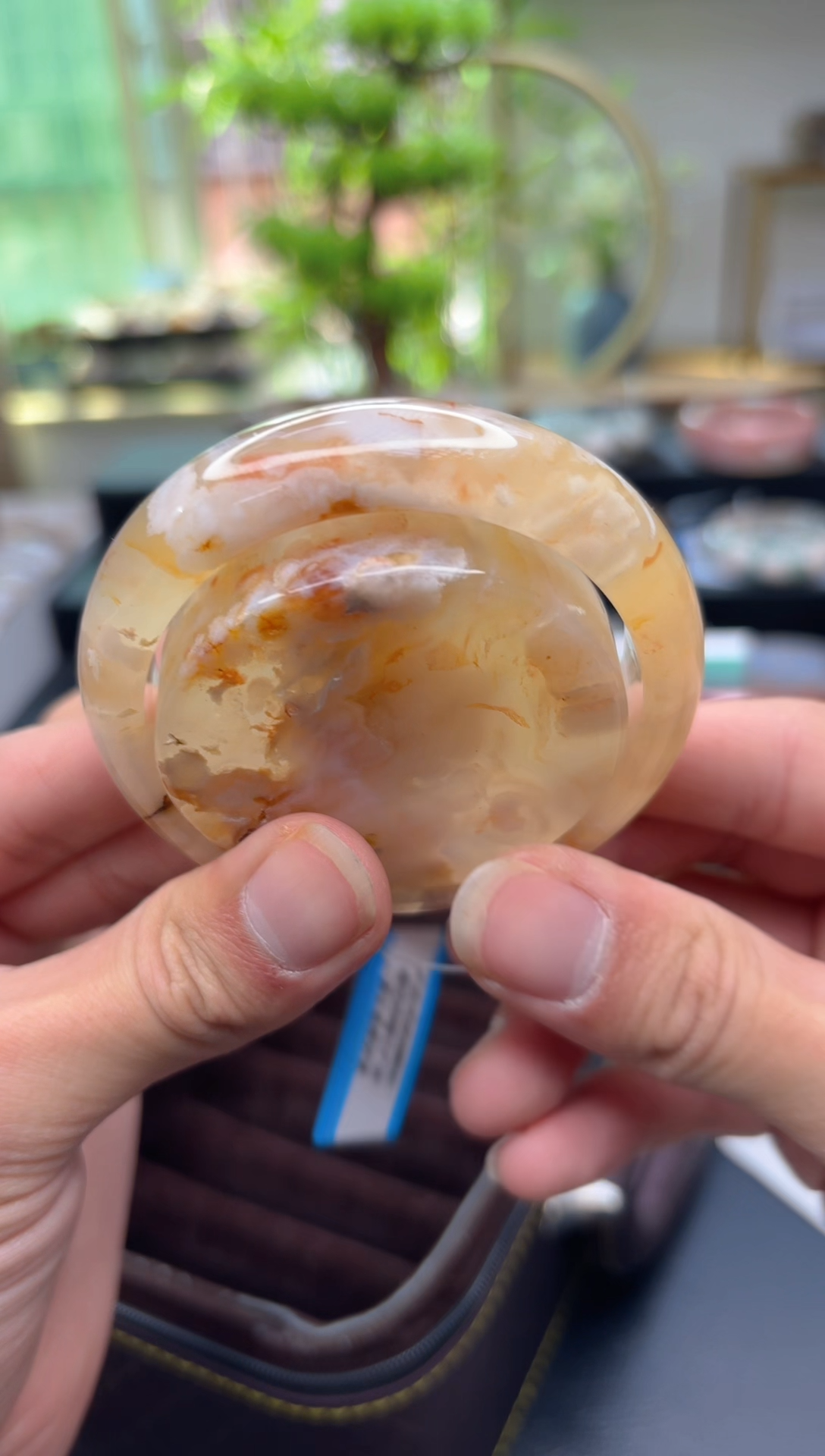 【闪购商品】石英质玉手镯未镶嵌C594(57圈赠送镯心)