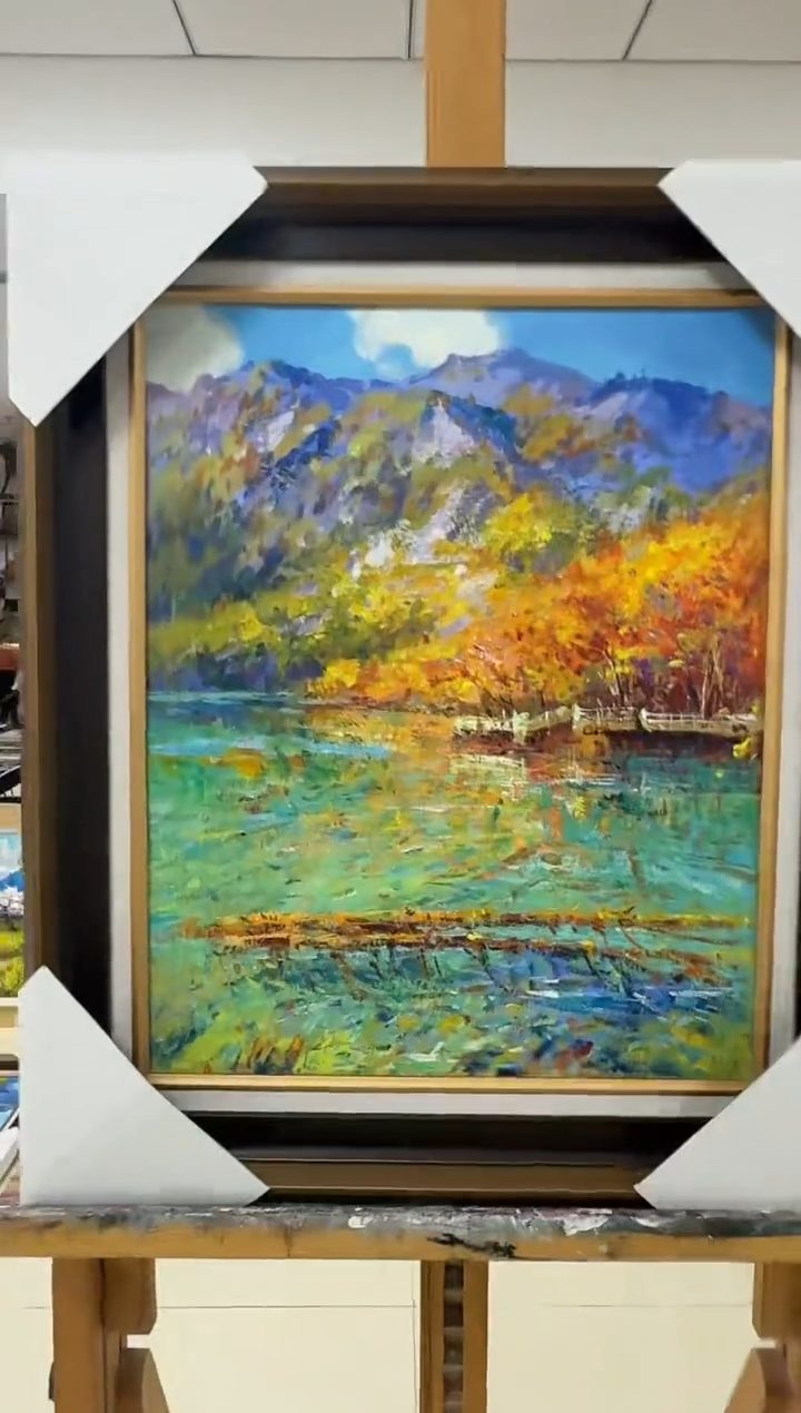 国画炳山艺术--梁朝水老师作品