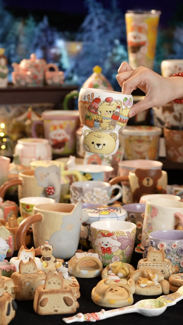 其他陶景德镇釉下彩手绘设计师款陶瓷