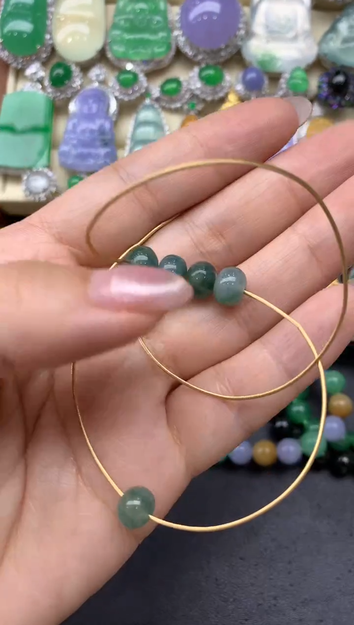 【闪购商品】翡翠颈饰18K金镶嵌101-中国好珍宝