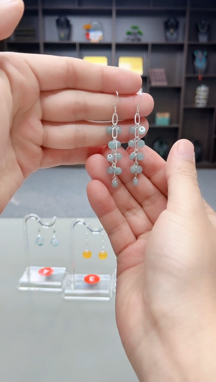 未镶嵌翡翠耳饰911000