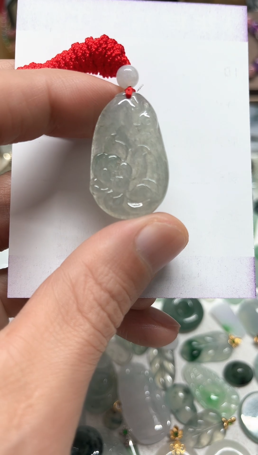 【闪购商品】翡翠颈饰未镶嵌天然缅甸A货翡翠吊坠