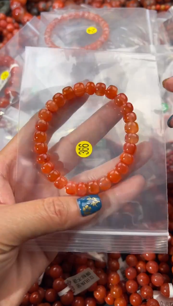 未镶嵌手串南红玛瑙8+
