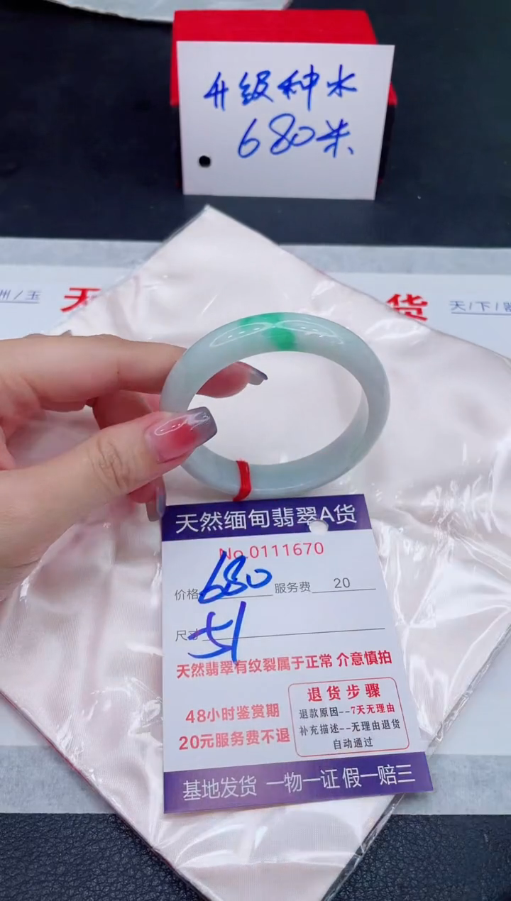 未镶嵌手镯翡翠680.00