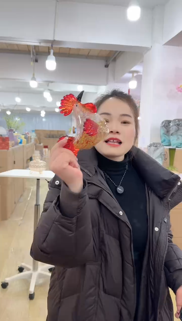 【闪购商品】琉璃迪喜花器-s-早24