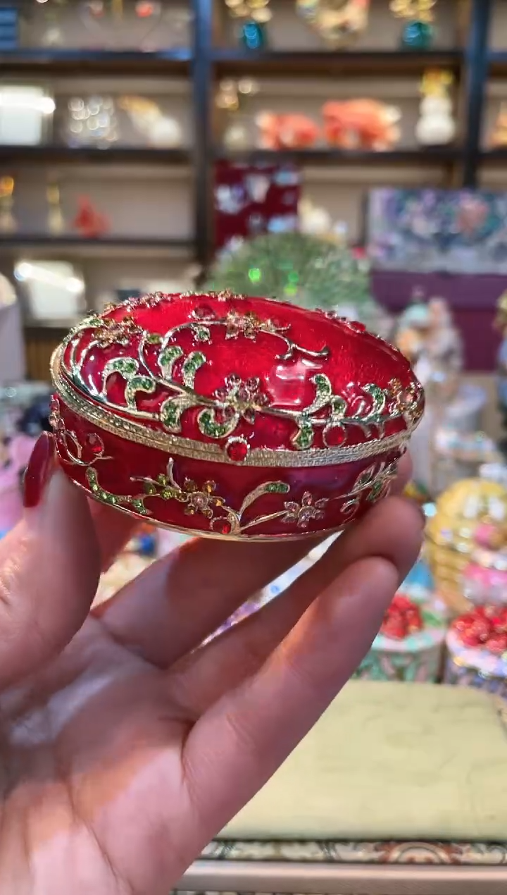 【闪购商品】精致珐琅彩首饰盒