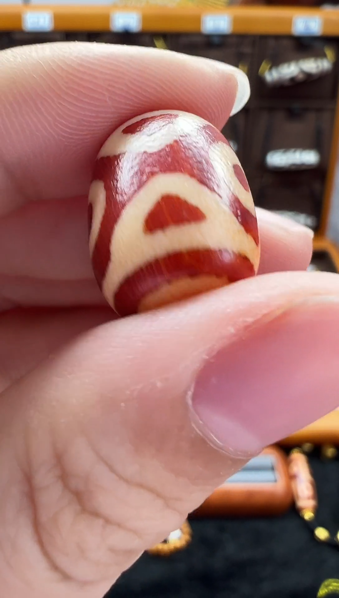 玛瑙/玉髓（覆膜）颈饰未镶嵌120.(微瑕)