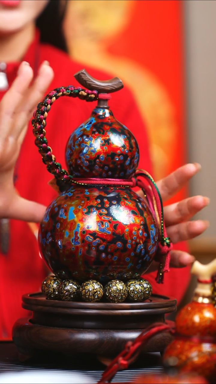 【闪购商品】JQ186过年礼臻选大漆酒葫芦