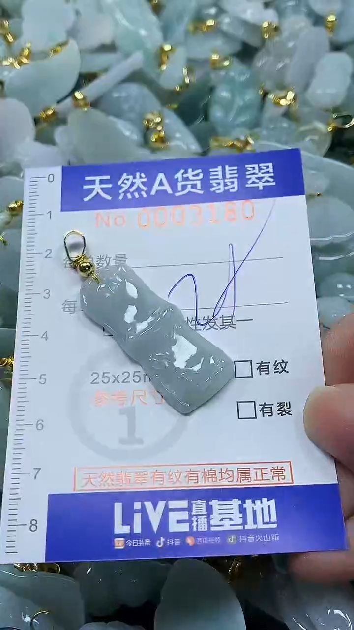 颈饰未镶嵌翡翠纯天然a货翡翠