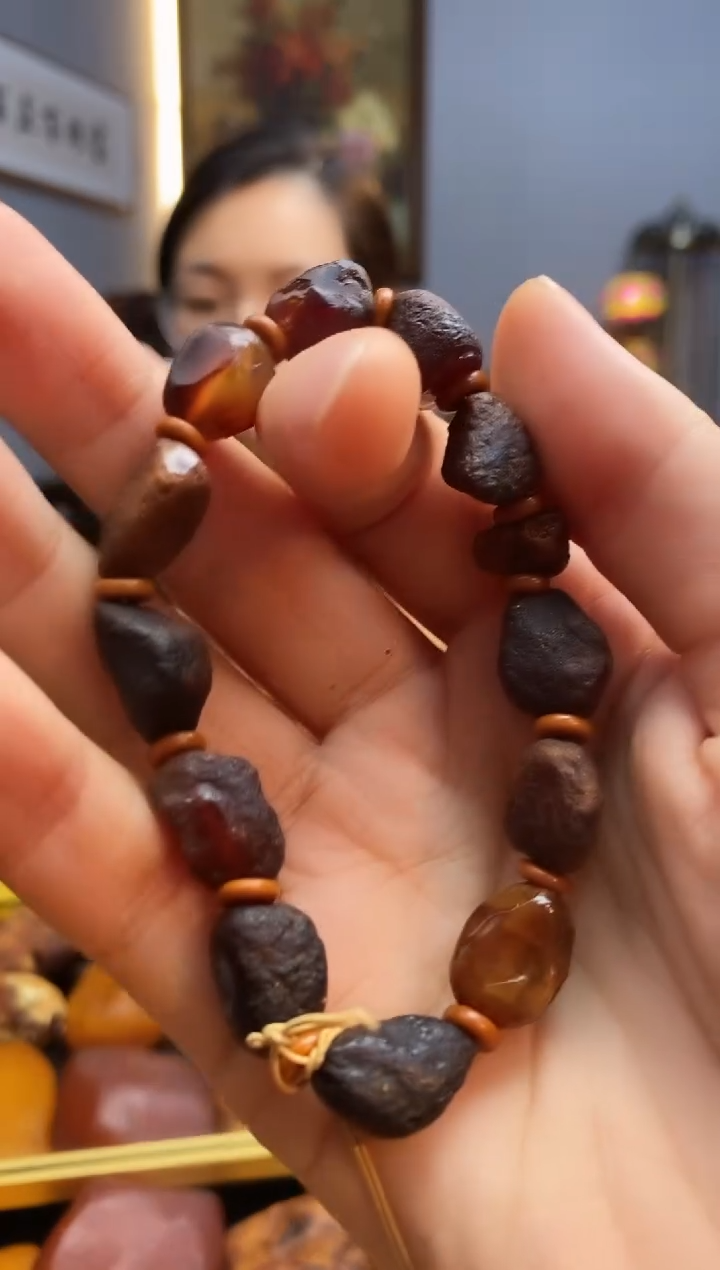 手链琥珀未镶嵌手串
