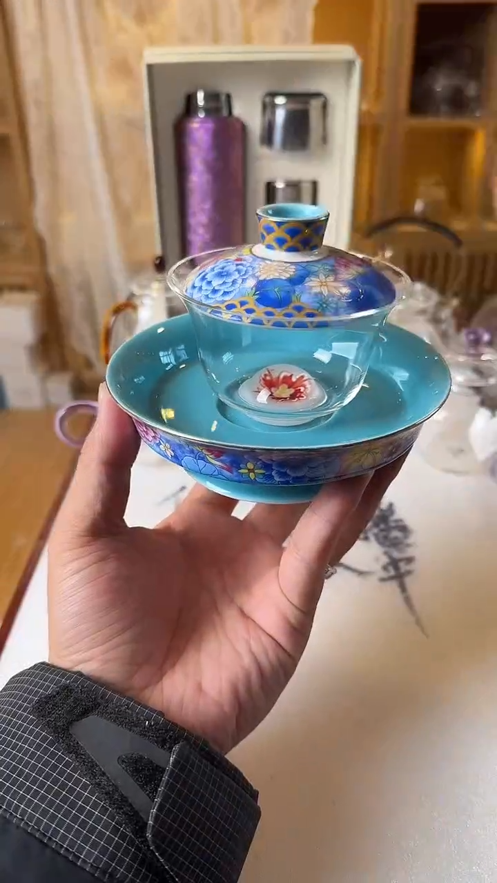 粉花盖碗。。。。。。。。