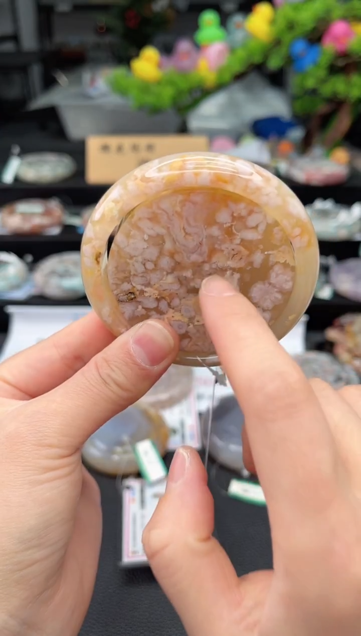 石英质玉未镶嵌手镯61圈口（赠品镯心）1881702