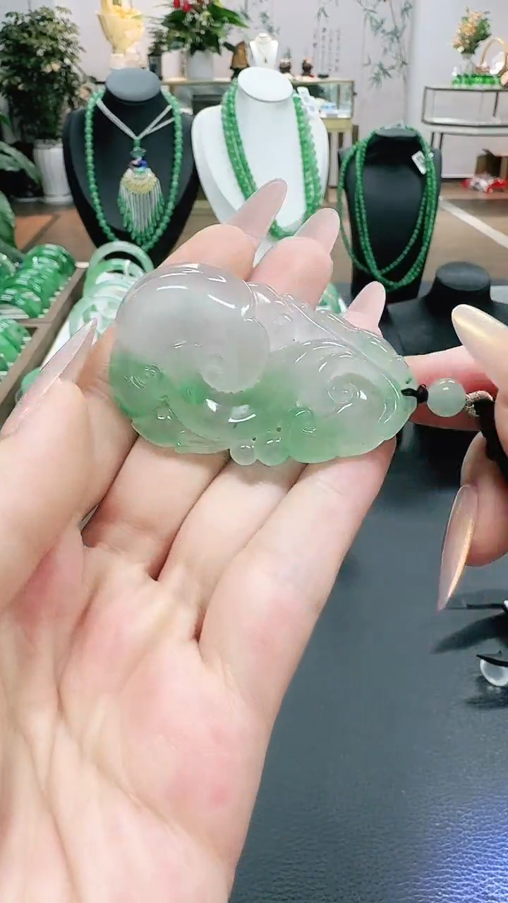未镶嵌1石英质玉（非洲翠）/7036