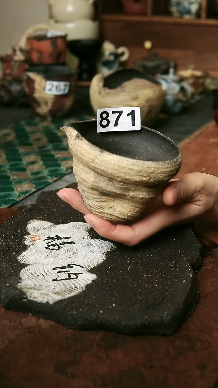 紫砂全手工粉引系列-公道
