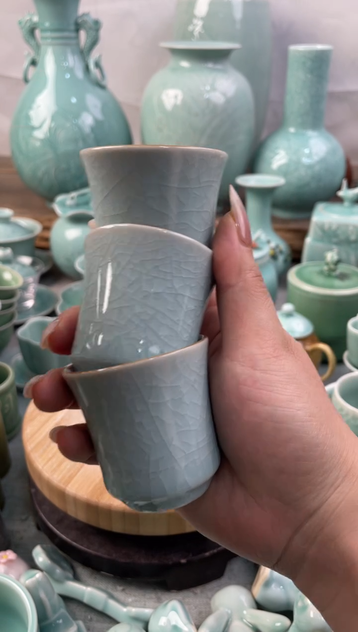 【闪购商品】特价福利 微瑕 慧仙青瓷