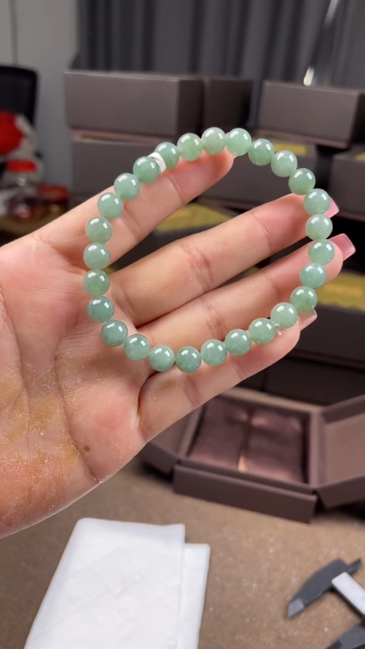 未镶嵌手链翡翠手串