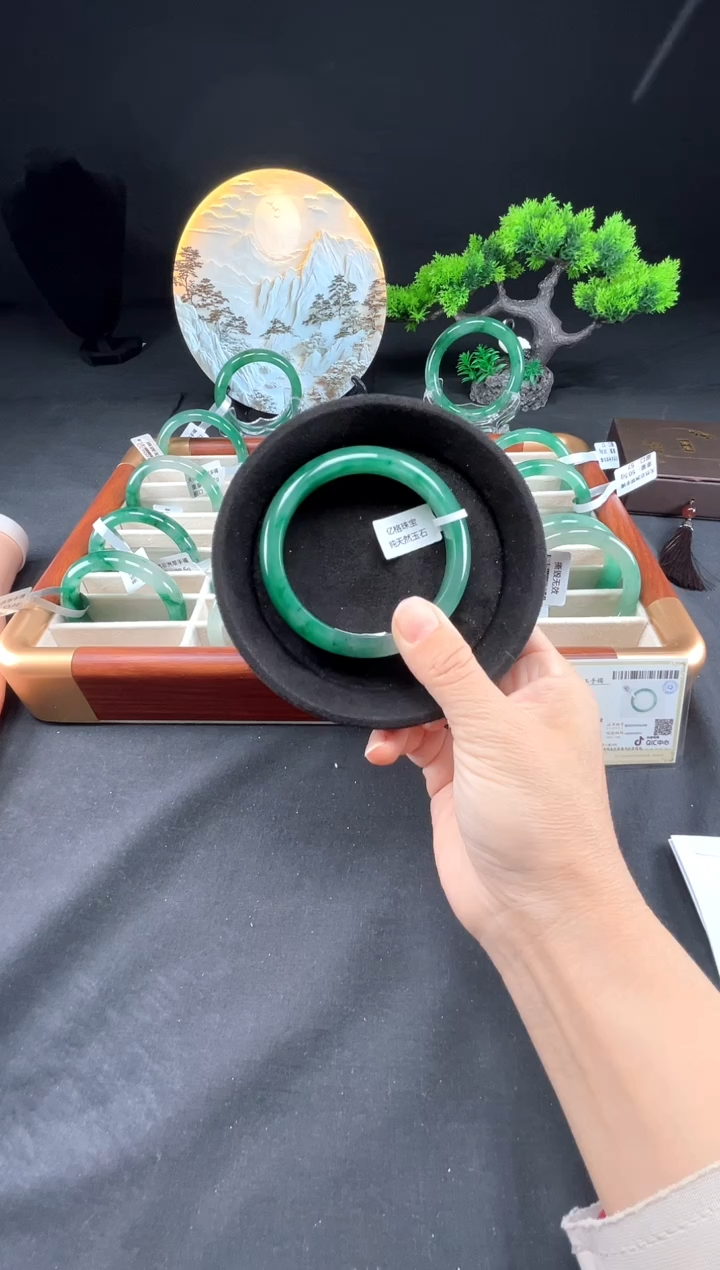 未镶嵌手镯石英质玉（非洲翠）真品上等纯天然非洲翠玉手镯石英质玉
