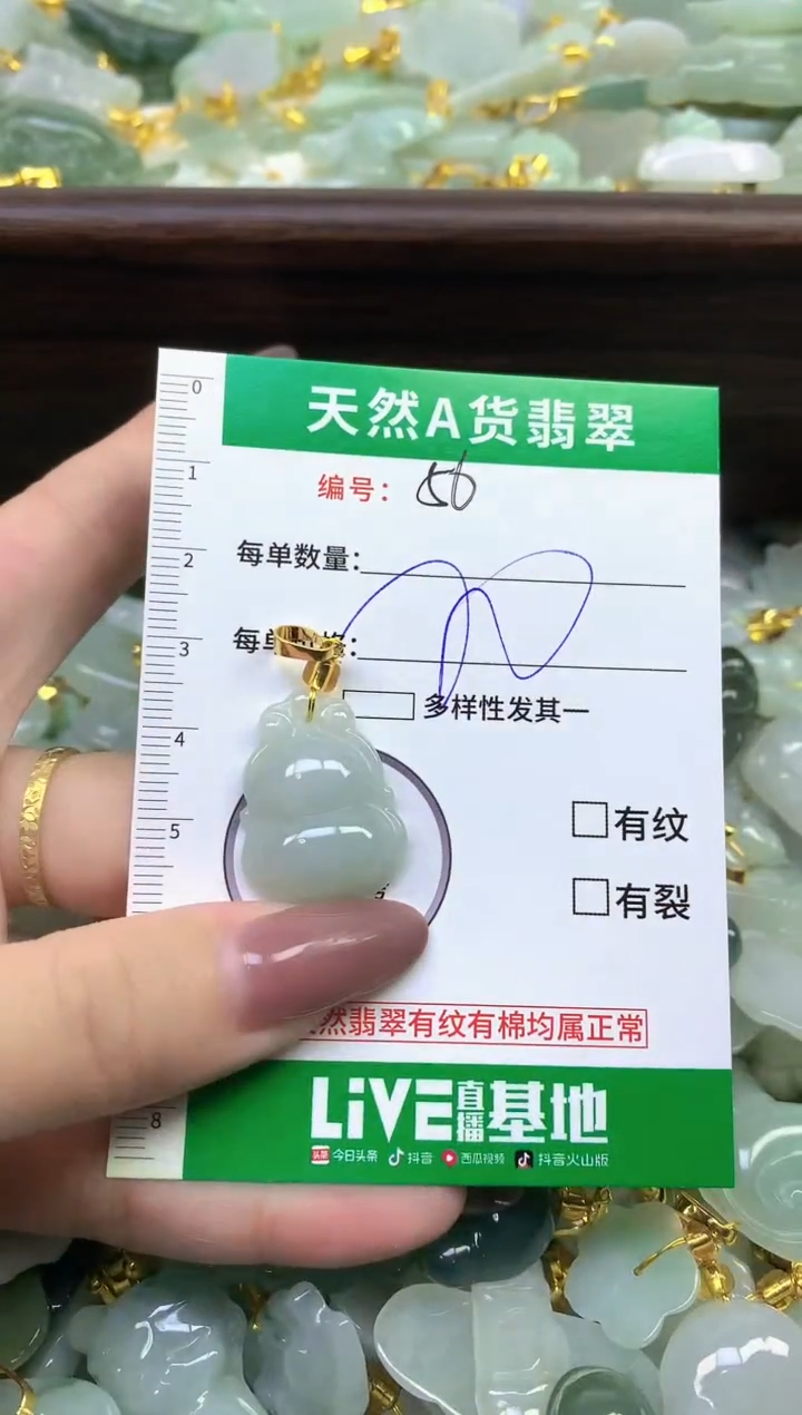 颈饰未镶嵌翡翠纯天然缅甸A货翡翠