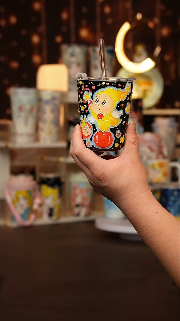 (玉泥）景德镇手工手绘文创陶瓷杯