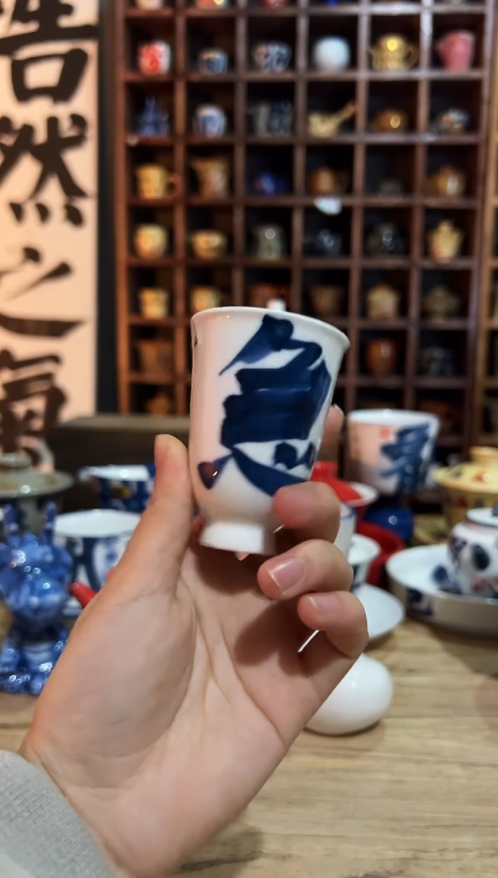 【闪购商品】观云听雨原创手绘茶具