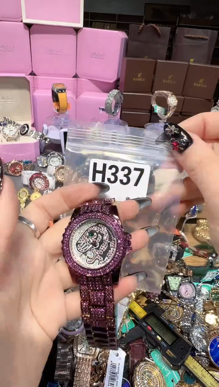 石英机芯不锈钢不锈钢直播定闪专用