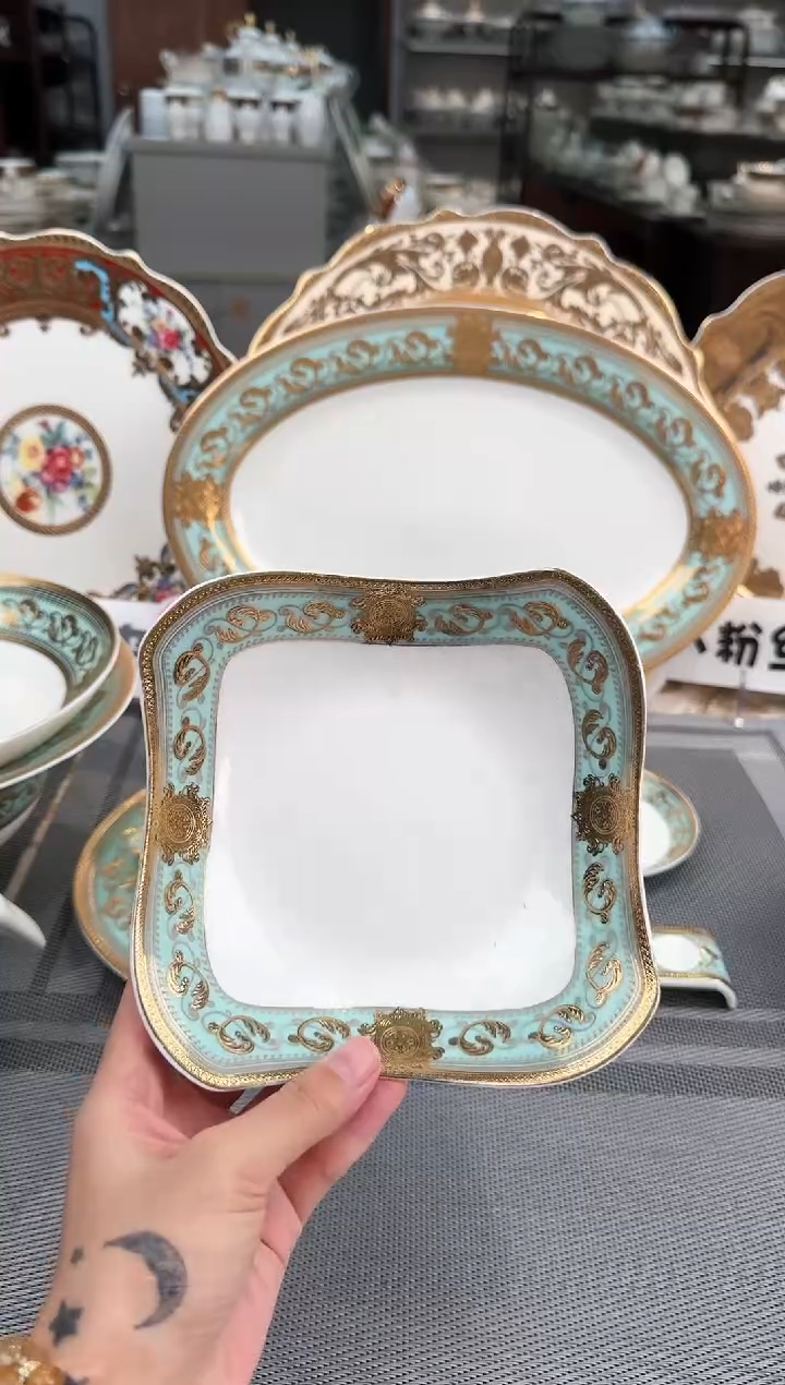 【闪购商品】瓷片6寸方形沙拉碗2个  福利价  福利价