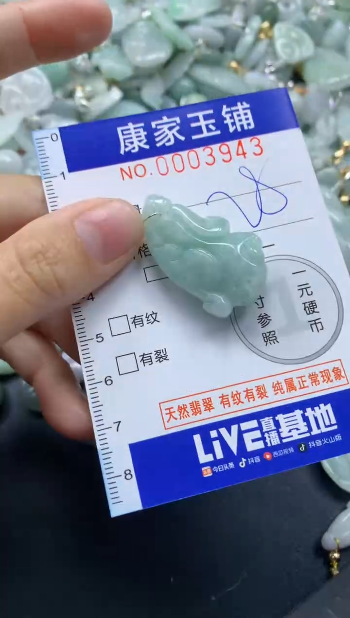 颈饰未镶嵌翡翠3943